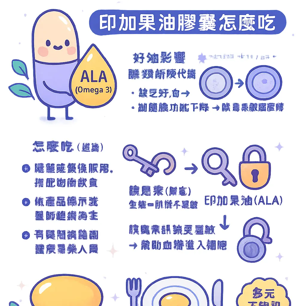 印加果油膠囊怎麼吃 - 三多印加果油軟膠囊