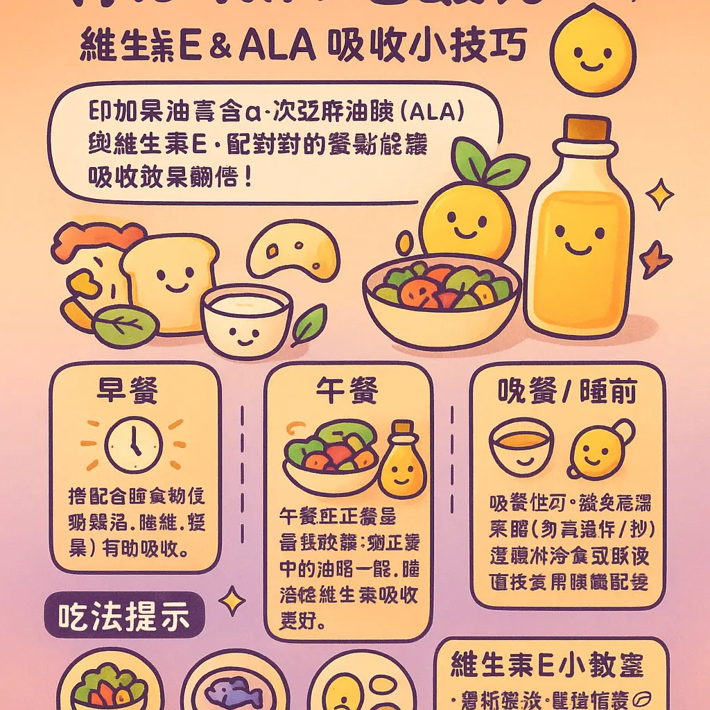 印加果油什麼時候吃最好 - 維生素E