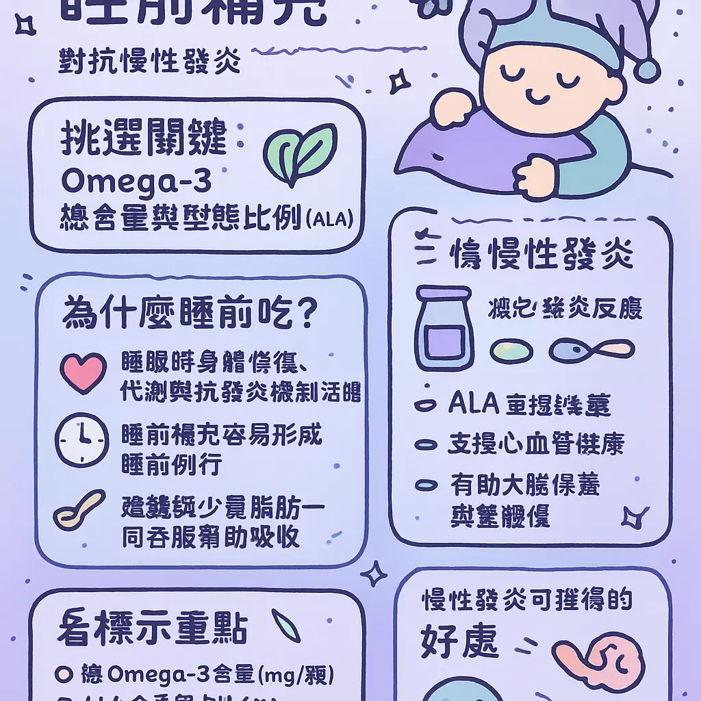 印加果油睡前吃 - 慢性發炎