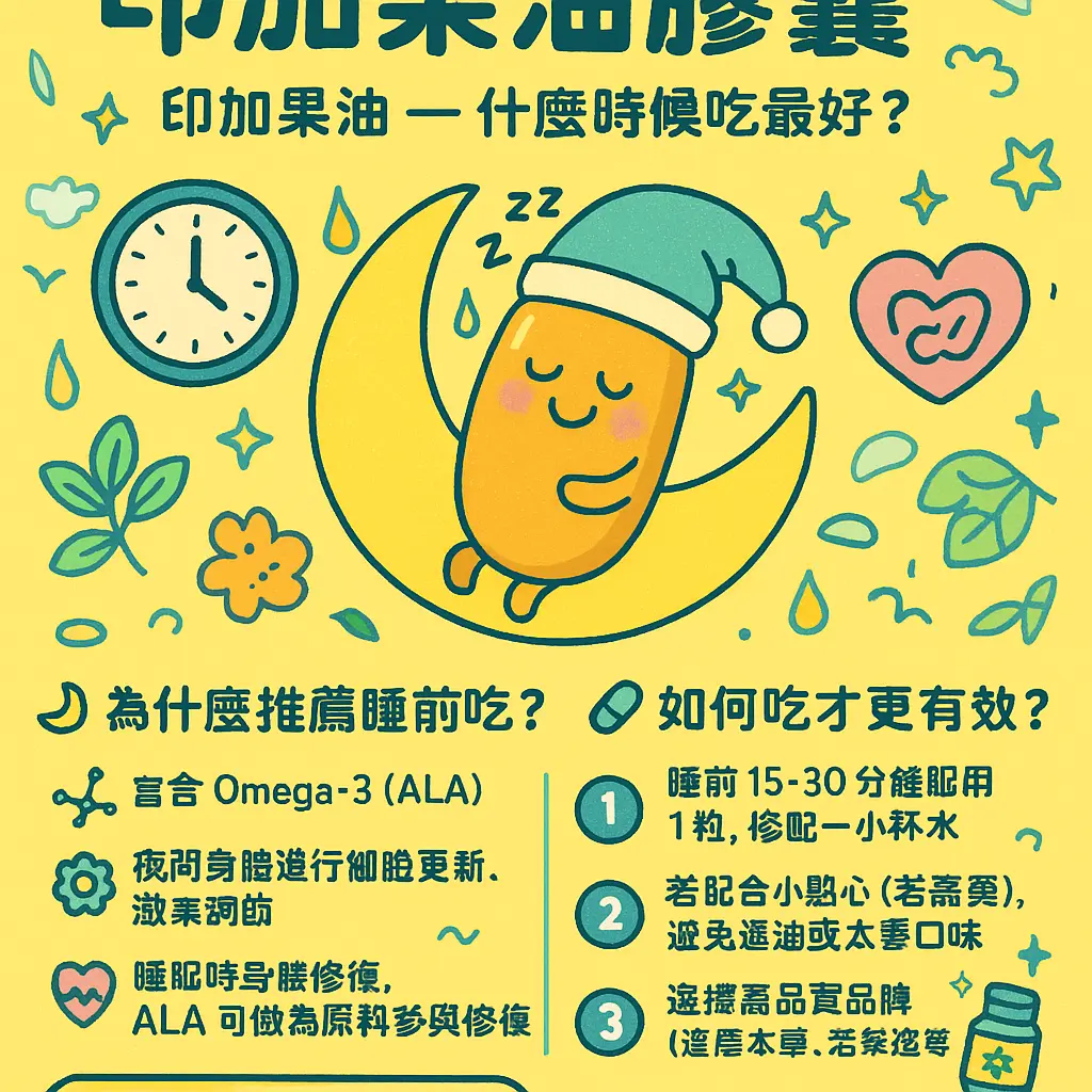 印加果油什麼時候吃最好 - 印加果油膠囊