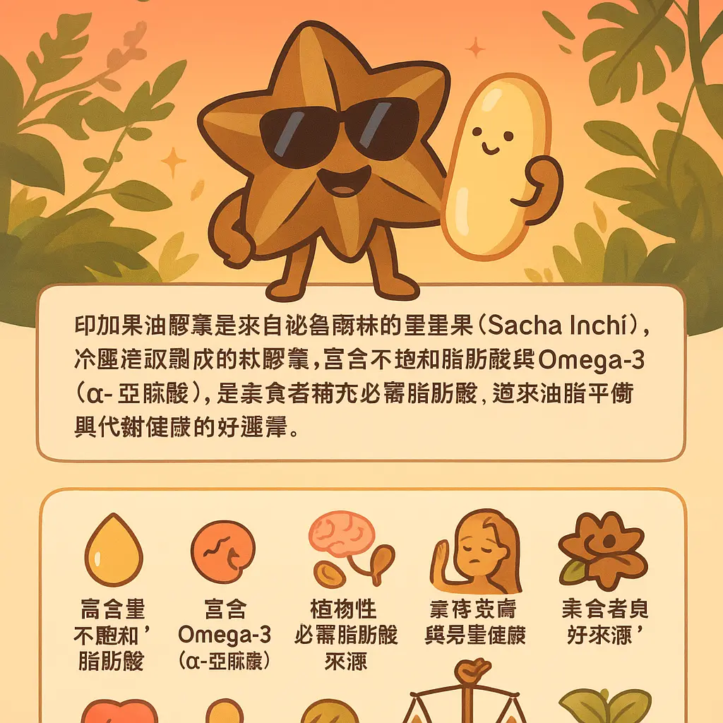 印加果油膠囊功效 - 印加果油