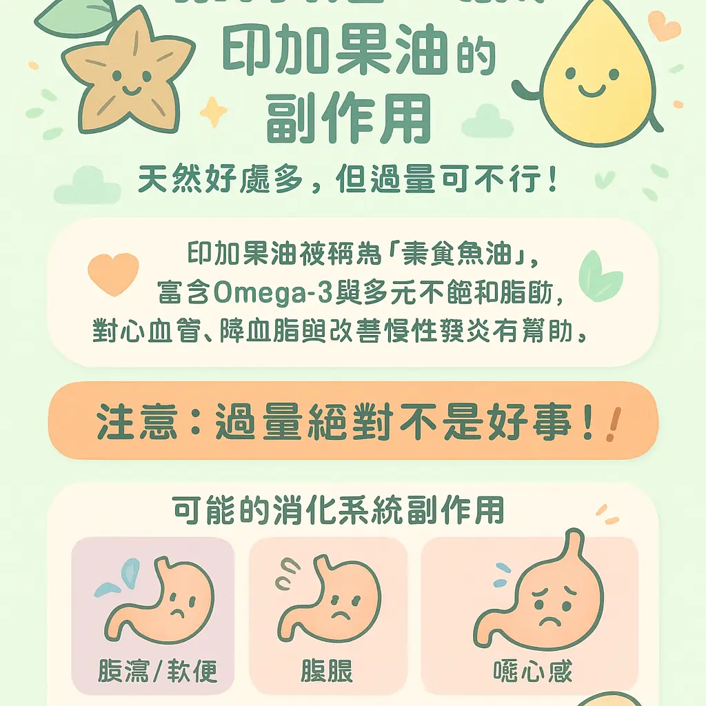 印加果油的副作用 - 素食魚油
